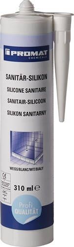 Promat Sanitair-silicoon | wit | 310 ml | patroon 4000340001