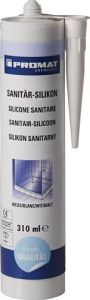 Promat Sanitair-silicoon | wit | 310 ml | patroon 4000340001