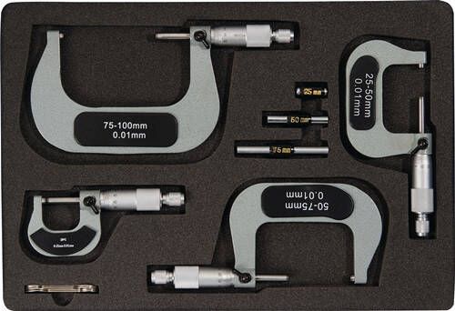 Promat Tecwerk Schroefmatenset | DIN 863 1 | 0-100 mm 4000851150