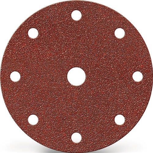 Promat Schuurpad met klitbevestiging | GLS 1 150 mm korreling 100 | voor hout metaal korund | Gatenaantal 8 + 1 4000842194