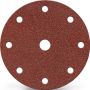 Promat Schuurpad met klitbevestiging | GLS 1 150 mm korreling 320 | voor hout metaal korund | Gatenaantal 8 + 1 4000842198 - Thumbnail 2