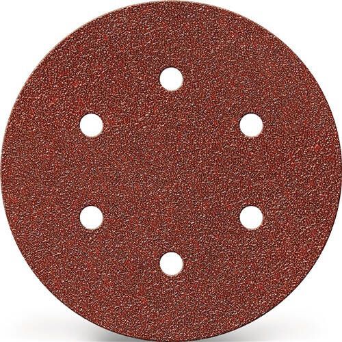 Promat Tecwerk Schuurpad met klitbevestiging | GLS 3 150 mm | korreling 60 | voor hout metaal korund | Gatenaantal 6 4000842242