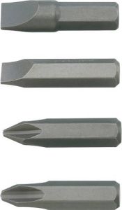 Promat Set bits | 4 delig | 5 16 inch sleuf 8 + 10 mm PH 2 + 3 | v. 4000828191 4000828192