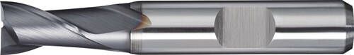 Promat Tecwerk Spiebaanfrees | DIN 327 D type N | nominale-d. 2 mm | HSS-Co8 TiCN DIN 1835 B | snedeaantal 2 kort 4000866104