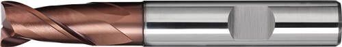Promat Spiebaanfrees | DIN 6527 L type N | nominale-d. 10 mm inzetlengte 30 mm | VHM TiAlN DIN 6535 HB | snedeaantal 2 4000866201