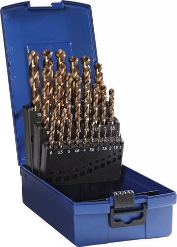 Promat Tecwerk Spiraalboren-set | DIN 338 | type VA | nominale d. 1-13x0 5 mm | HSS-Co5 stoomontlaten 2 4000863073