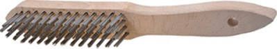 Promat Tecwerk Staalborstel | lengte 295 mm | 0 3 mm RVS | 5-rijig 4000841055