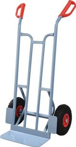 Promat Steekwagen | hoogte 1150 mm schep-L150xB400mm | lucht-banden | draagvermogen 250 kg | duifblauw RAL 5014 9000443049