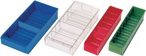 Promat Stellingbak | L500xB235xH145mm | rood polypropyleen 9000448976