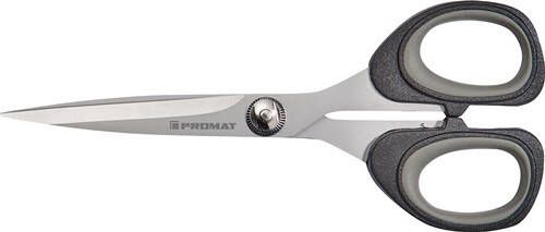 Promat Tecwerk Universele schaar | 180 mm | met 2C-oog titaniumgecoat | zwart grijs 4000818429