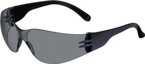 Promat Veiligheidsbril | Daylight Basic | EN 166 | beugel zwart ring smoke | polycarbonaat 4000370019
