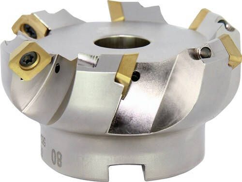 Promat Tecwerk Vlakfrees | nominale-d. 63 mm | vernikkeld met interne koeling | snedeaantal 5 SE.. 1204 AF 4000859002
