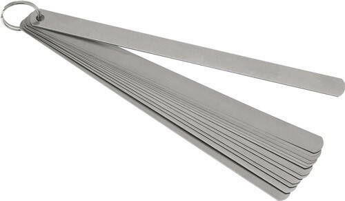Promat Voelermaat | bladsterkte 0 05-1 0 mm | staal | lengte 200 mm aantal bladen 20 st. 4000858468
