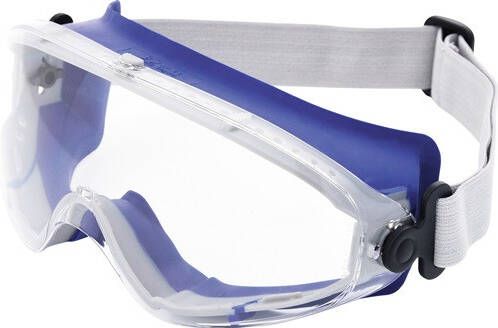 Promat Tecwerk Volzicht-veiligheidsbril | DAYLIGHT TOP | EN 166 | frame blauw ring helder | polycarbonaat 4000370055