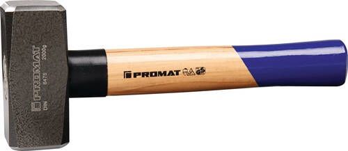 Promat Vuisthamer | kopgewicht 1000 g | hickory steelbeschermhuls 4000811242