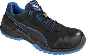 Puma Veiligheidsschoen | zwart blauw | S3 ESD SRC EN ISO 20345 | nubuckleer | 1 stuk 64.422.0-47