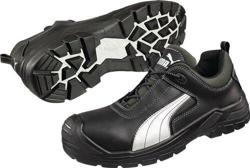 Puma Veiligheidsschoen | zwart wit | S3 CI HI HRO SRC EN ISO 20345 | gevet volledig rundleer | 1 stuk 64.072.0-42