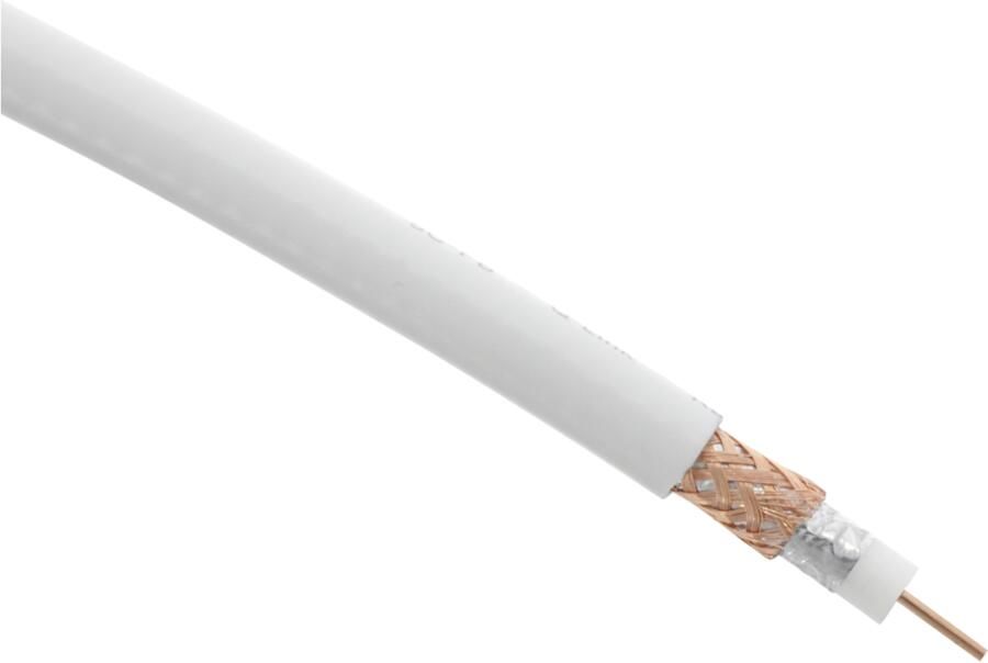 Q-Link Coax Kabel | Prof | Klasse A | Ø7 mm² | 10 m | Wit 00.130.10