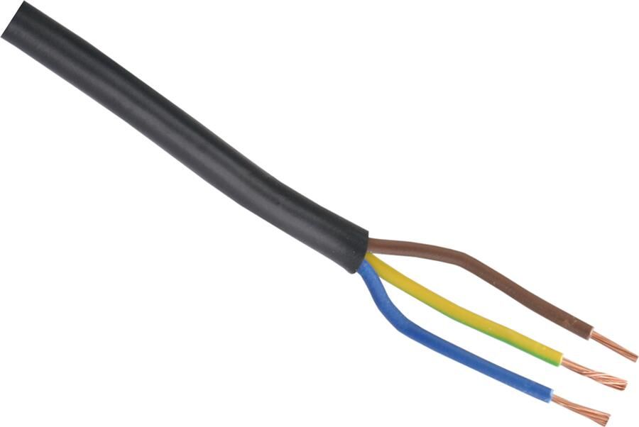 Q-Link Huishoudsnoer | VMVS | Belastbaar tot 1200W | 3 x 0.75 mm² | 10 m | Zwart 03.030.86