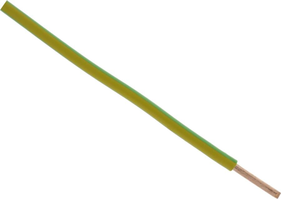 Q-Link Installatiedraad | VD | 6.0 mm² | 2.5 m | Geel groen 03.030.18