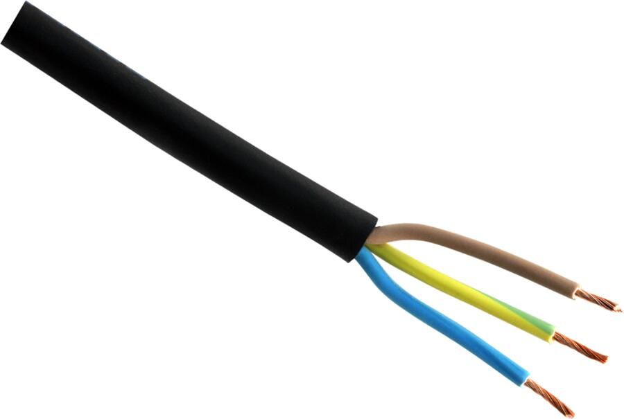 Q-Link Neopreenkabel | 3 x 1.0 mm² | 10 m | Zwart 03.006.69