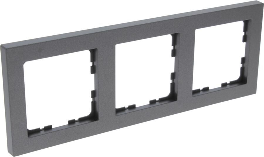 Q-Link S-Line Afdekraam | 3-voudig | Zwart 66.097.24