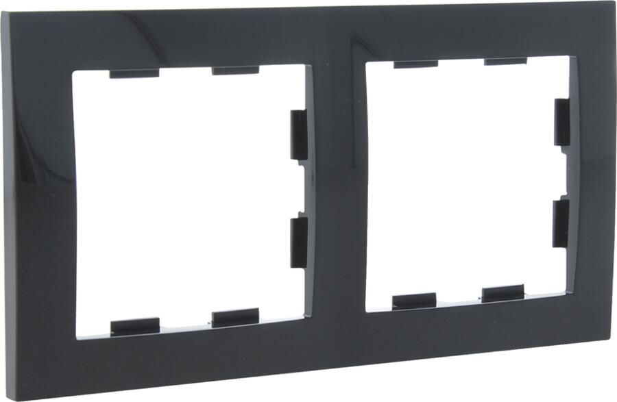 Q-Link S2 Afdekraam | Inbouw | 2-voudig | Antraciet 66.083.22