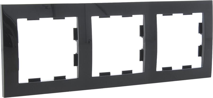 Q-Link S2 Afdekraam | Inbouw | 3-voudig | Antraciet 66.083.24