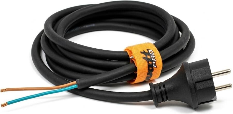 QwattPro Aansluitsnoer klas.II 5m 2X1 0 H07RN-F IP44 10A 2510030