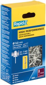 Rapid High Performance blindklinknagels | 3 2x8mm | 500 st | Box
