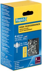 Rapid High Performance blindklinknagels | 4 8x14mm | 300 st | Box
