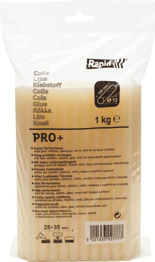 Rapid Lijmpatronen PRO+ | Ø11-12 x 190 mm | 1 0 kg 40302777