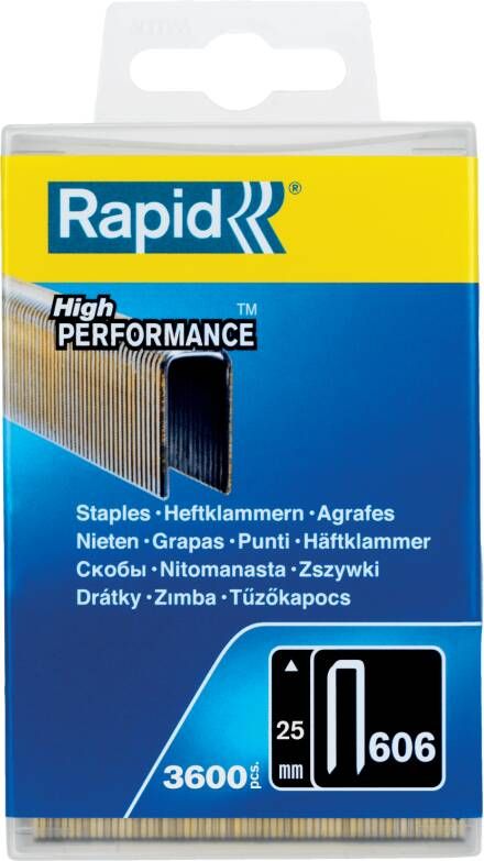 Rapid Nieten 606 25 mm Gegalvaniseerd (Hars Gecoat) | 3.600 Stuks 40303095