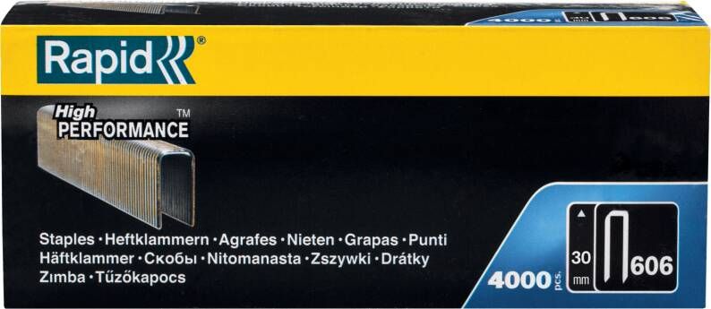 Rapid Nieten 606 30 mm Gegalvaniseerd (Hars Gecoat) | 4.000 Stuks 466301040