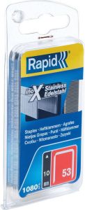 Rapid Nr. 53 dundraadnieten RVS 10 mm 1.080 stuks 40109511