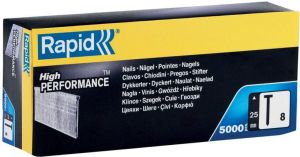 Rapid Nr. 8 brads 25 mm 5.000 stuks 40014272