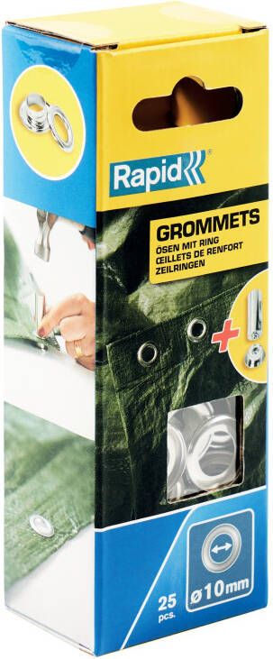 Rapid Zeilringen Ø21 x 10 mm 25 stuks + aambeeld 5000412