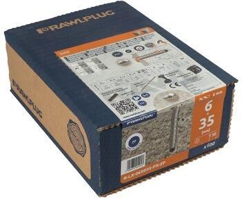Rawl Betonschroef 7 5 | 6 stuksX35 Vz Lbk Torx TX30 | 100 stuks R34-R-LX-06X035-PX-ZP