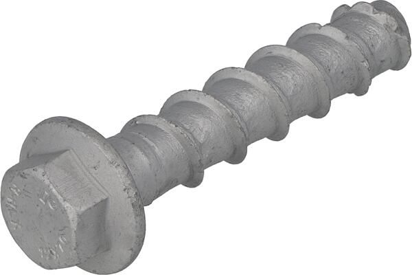 Rawlplug Rawl Betonschroef 10 0(8)X100 Zinc Flake coating Zeskantkop met ring SW13 | 100 stuks R32-H-LX-08X100-HF-ZF