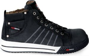Redbrick Ice Sneaker Hoog S3 Gevoerd Zwart