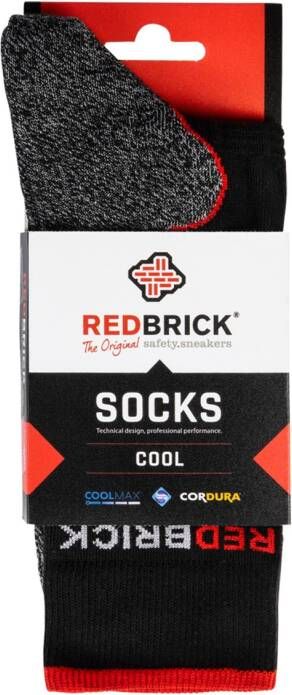 Redbrick Zomer Cool Sokken 25104 | Grijs Zwart | 00.083.022.47