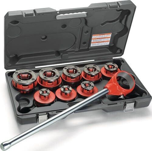 Ridgid Schroefdraadsnijijzerset | 1 2 3 4 1 en 1 4 1 2 inch | 1 stuk 13078