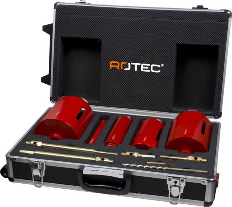 Rotec 11 dlg. Droog Diamantborenset 32 52 82 112 132x150mm 7799900