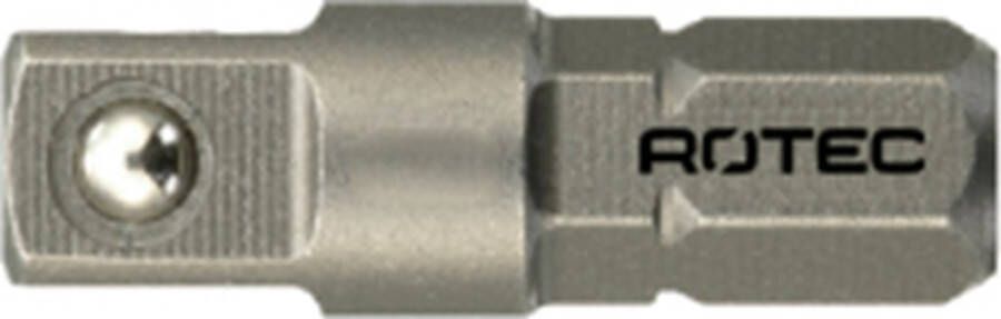 Rotec Adapter C 6 3 x 25mm x 1 4"-4-kt. met kogel 820.00101