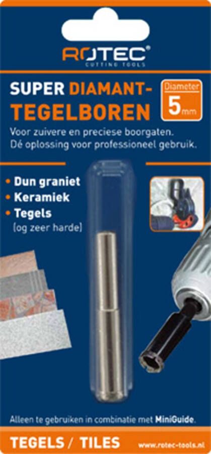 Rotec Diamant tegelboor 10 0 mm 7581000