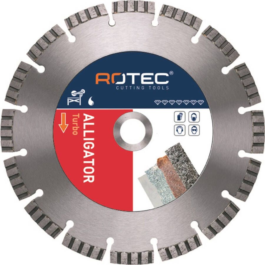 Rotec Diamantzaag Alligator 115 22 23 7051153