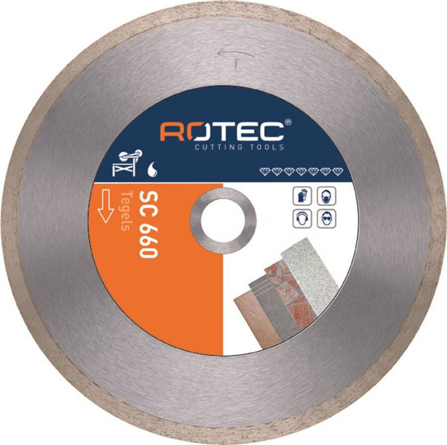 Rotec Diamantzaag Tegel SC 660 115 22 23 7001153