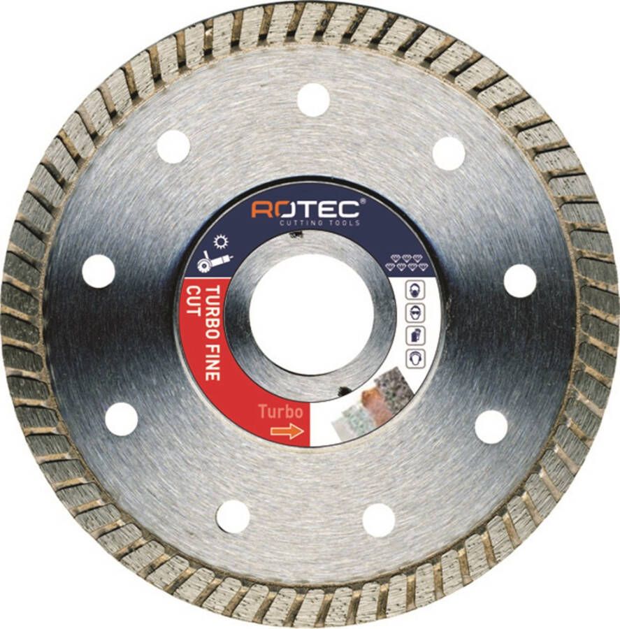 Rotec Diamantzaag Turbo Fine Cut 115 22 23 7041153