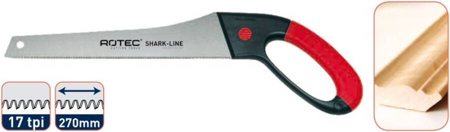 Rotec Fijnvertandezaag Shark-Line SL3 werklengte=270 T=17 5030010