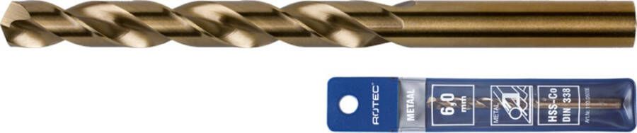 Rotec HSS-Co5 Spiraalboor DIN 338 Cobalt splitpoint 1 0 mm (etui) 111.0100E